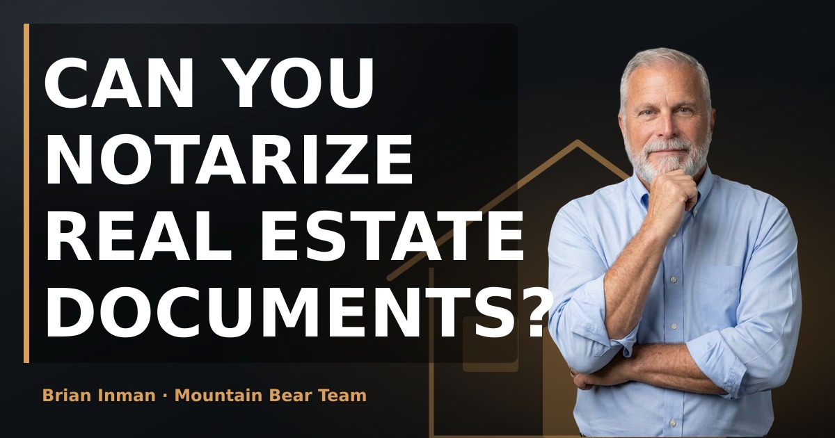 Can You Notarize Real Estate Documents?
