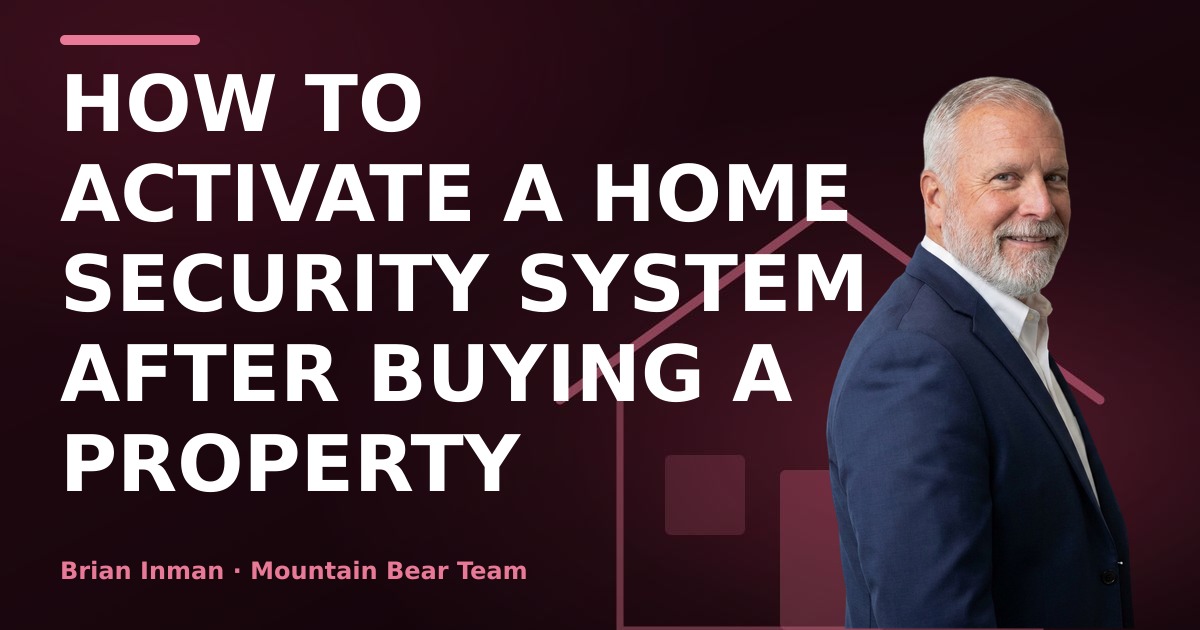 How to Activate a Home Security System After Buying a Property