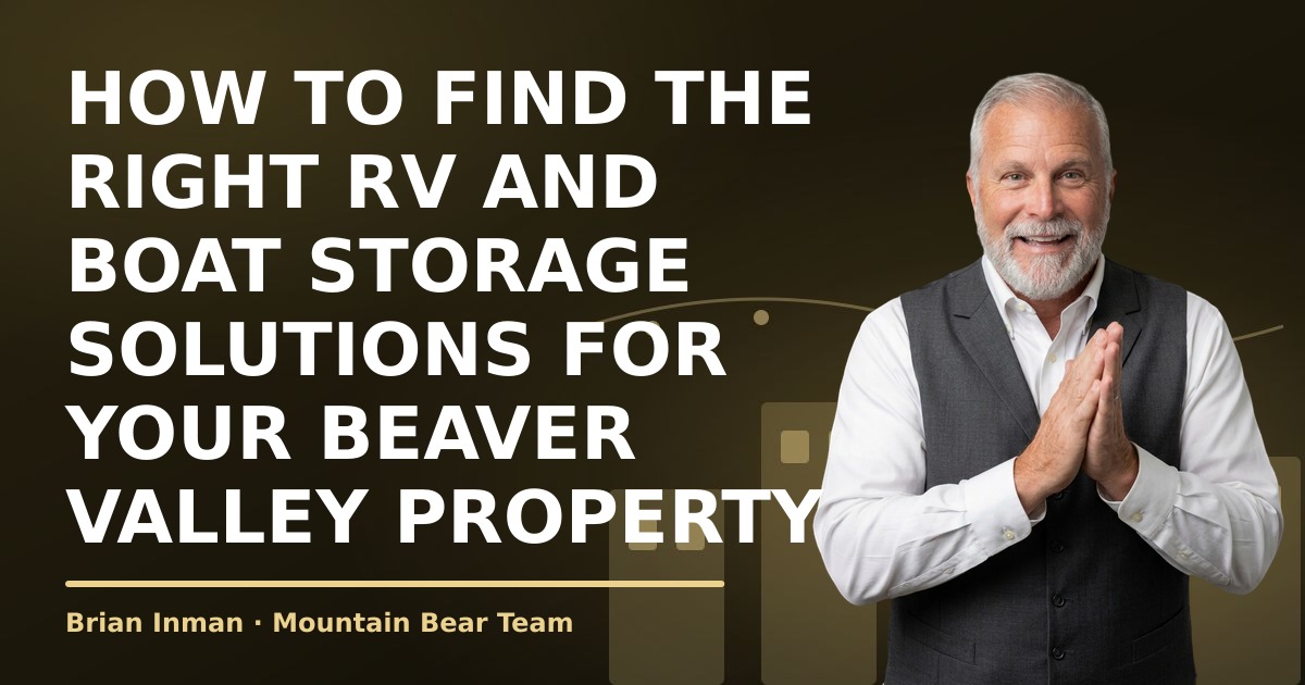 How to Find the Right RV and Boat Storage Solutions for Your Beaver Valley Property