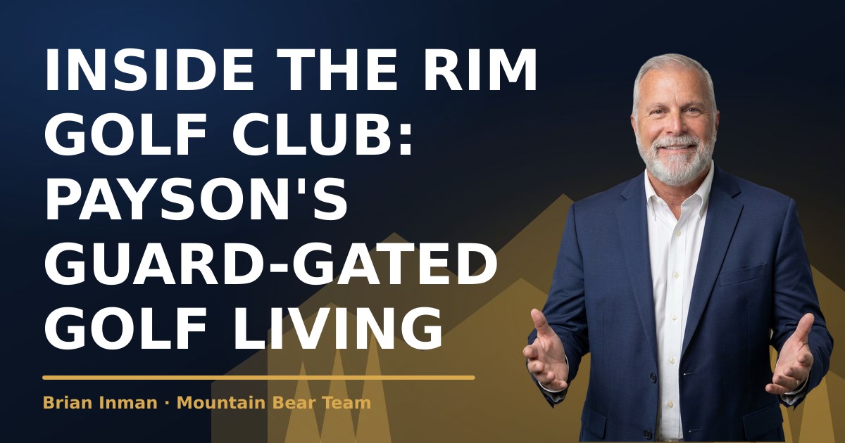 Inside The Rim Golf Club: Payson's Guard-Gated Golf Living