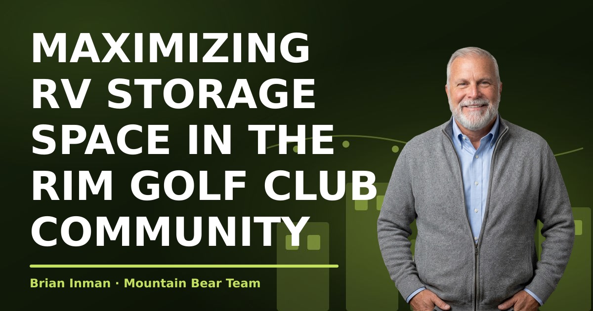 Maximizing RV Storage Space in The Rim Golf Club Community