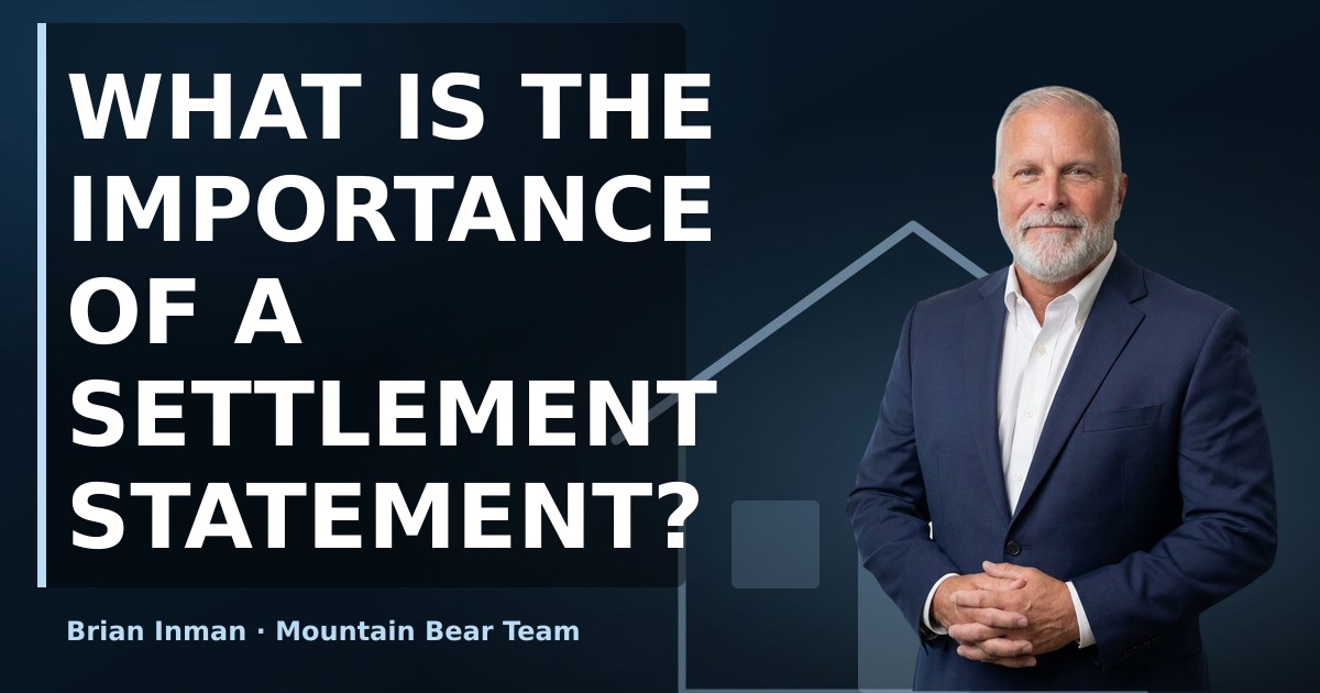 What is the importance of a Settlement Statement?